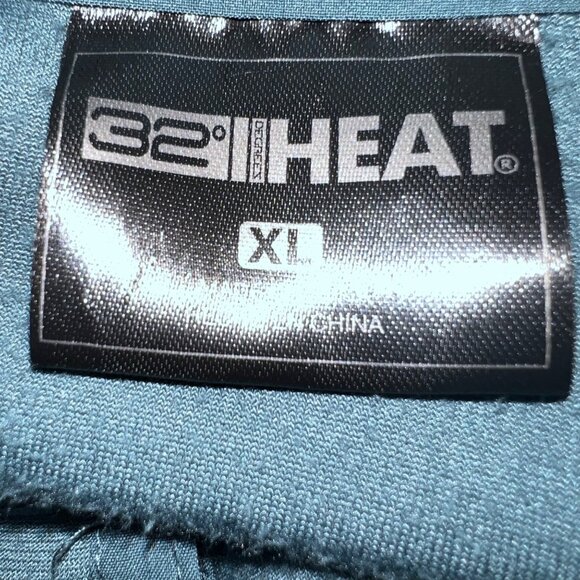 32 Degrees Heat Womens Midweight Snap Arctic Fleece Pullover Midnight Muse XL - Picture 13 of 16